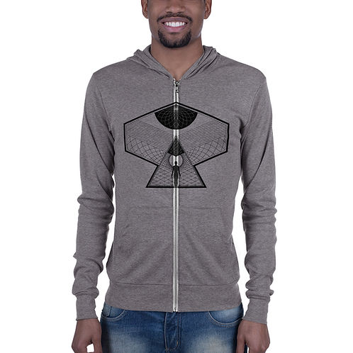 Unisex zip hoodie